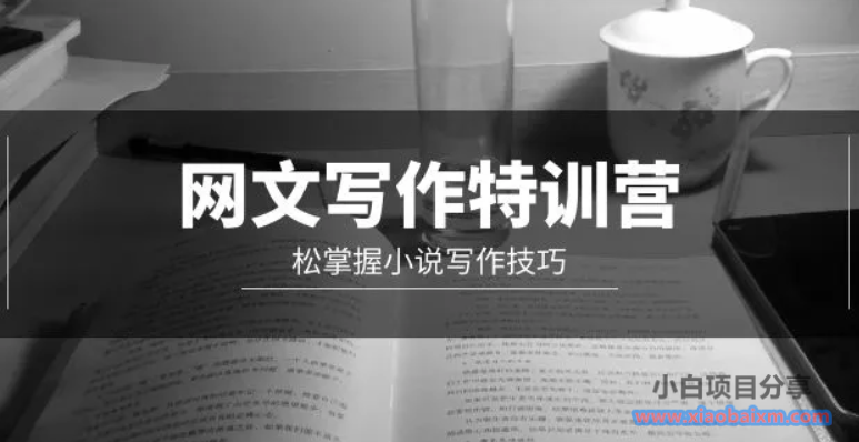 网文-写作特训营,松掌握小说写作技巧(20节视频课)-小白项目分享网