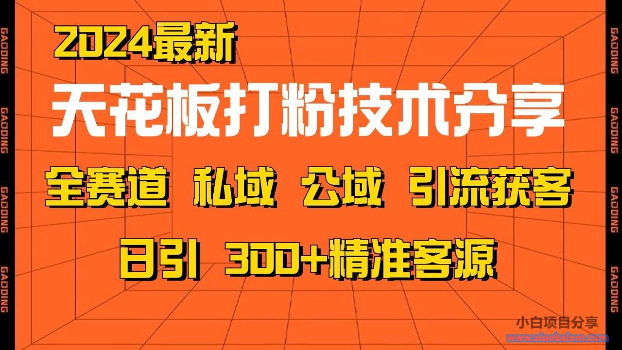 天花板打粉技术分享,野路子玩法 曝光玩法免费矩阵自热技术日引2000+精准客户