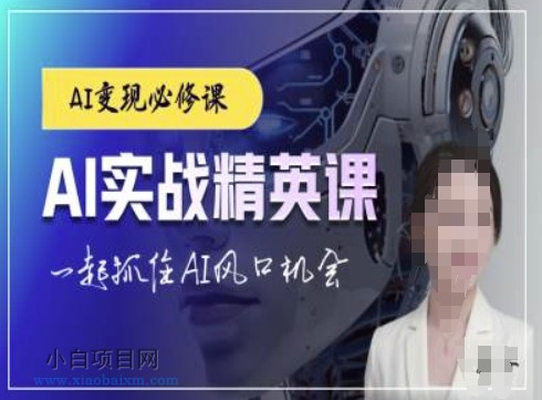 AI实战精英课，CHATGPTAI实战教程，一起抓住AI风口的机会-小白项目分享网