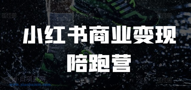 小红书商业变现陪跑营,小红书电商教程