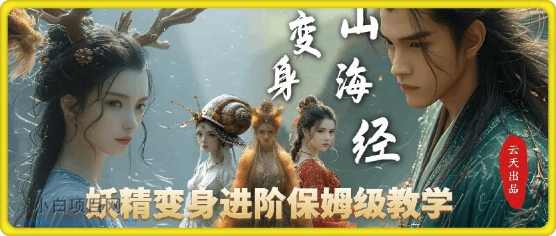 云天AI山海经变身视频教程，妖精变身进阶保姆级教学-小白项目分享网