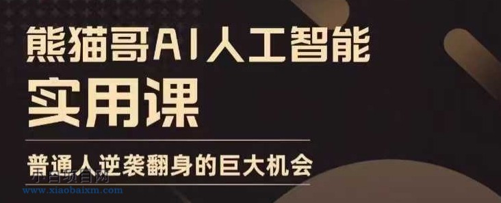 AI人工智能实用课,实在实用实战,普通人逆袭翻身的巨大机会