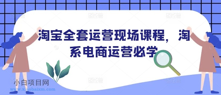 淘宝全套运营现场课程,淘系电商运营必学