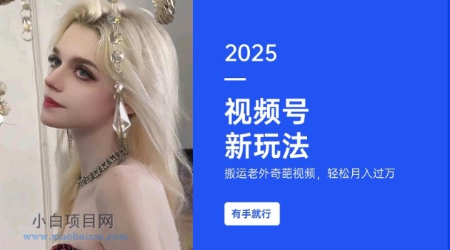 搬运老外奇葩视频,撸视频号分成计划收益,每天只需一小时,新手小白轻松月入过W-小白项目分享网