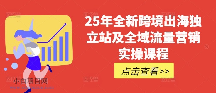 25年全新跨境出海独立站及全域流量营销实操课程,跨境电商独立站TIKTOK全域营销普货特货玩法大全