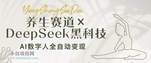 养生赛道+DeepSeek黑科技:AI数字人全自动变现,小白也能月入过W