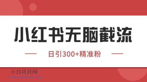 小红书只要你有同行就能获客,独家野路子获客玩法,暴力截流【揭秘】