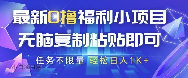 最新0撸福利小项目,抖音平台大放水,无脑复制粘贴 即可挣钱,任务不限量,轻松日入1K+【揭秘】