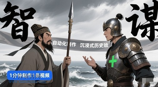 扣子工作流一键生成沉浸式历史故事,一天工作量,3分钟搞定