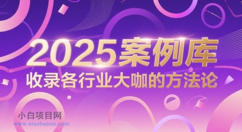 2025案例库,收录各行业大咖的方法论