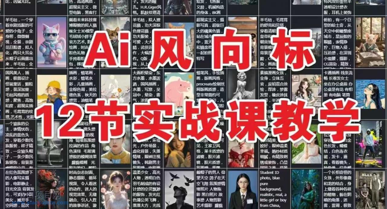 AI风向标：12节实战课教学-小白项目分享网