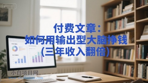 付费文章:如何用输出型大脑挣钱(三年收入翻倍)