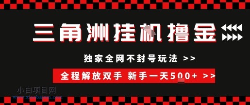 三角洲全自动挂G撸金，新手轻松一天5张+，无脑搬砖【揭秘】-小白项目分享网
