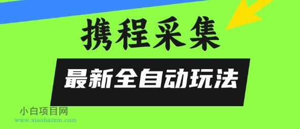 携程信息采集全自动玩法,0风控,无脑开干【揭秘】