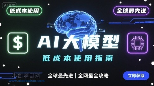 如何低成本使用全球最先进AI大模型，全网最全指南-小白项目分享网