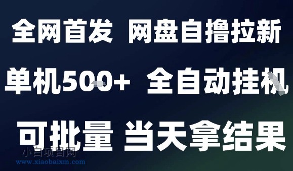 2025最新九月网盘自撸拉新,全自动运行,解放双手,日入5张+,小白可玩,批量操作【揭秘】