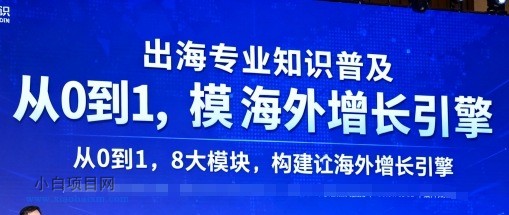 出海专业知识普及,从0到1,8大模块构建你的海外增长引擎