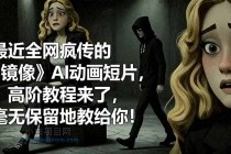 最近全网疯传的《镜像》AI动画短片，高阶教程来了，毫无保留地教给你！-小白项目分享网