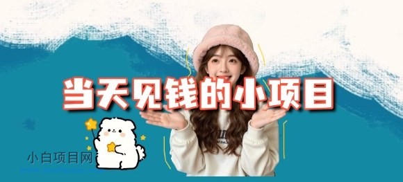 【匠心小白】当天能收益的3个小项目拆解_包括平台+操作流程-小白项目分享网