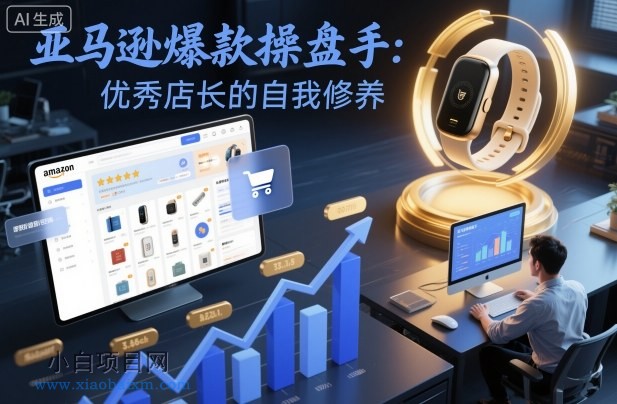 【匠心小白】亚马逊爆款操盘手：优秀店长的自我修养-小白项目分享网