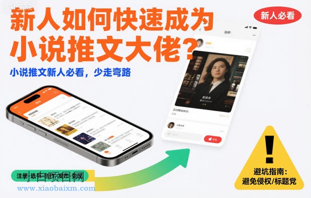 【匠心小白】新人如何快速成为小说推文大佬？小说推文新人必看，少走弯路-小白项目分享网
