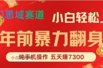 年前爆火项目,每单可以赚个300-2000,5天赚了7300