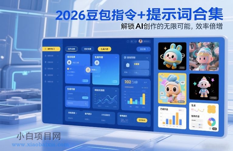【匠心小白】2026豆包指令+提示词合集，解锁AI创作的无限可能，效率倍增-小白项目分享网