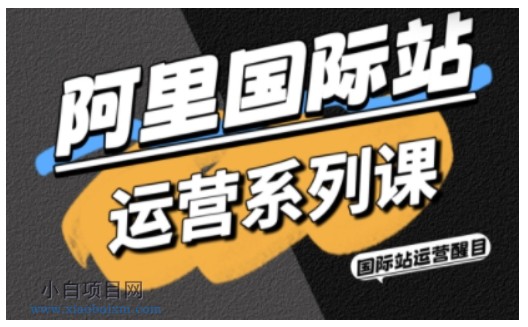 【匠心小白】阿里国际站运营系列课,涵盖精准引流、直通车与全站推实战SOP,搭配AI效率工具包与高阶增长玩法(更新)