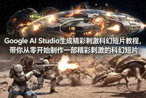 Google AI Studio生成精彩刺激科幻短片教程,带你从零开始制作一部精彩刺激的科幻短片【双语字幕】