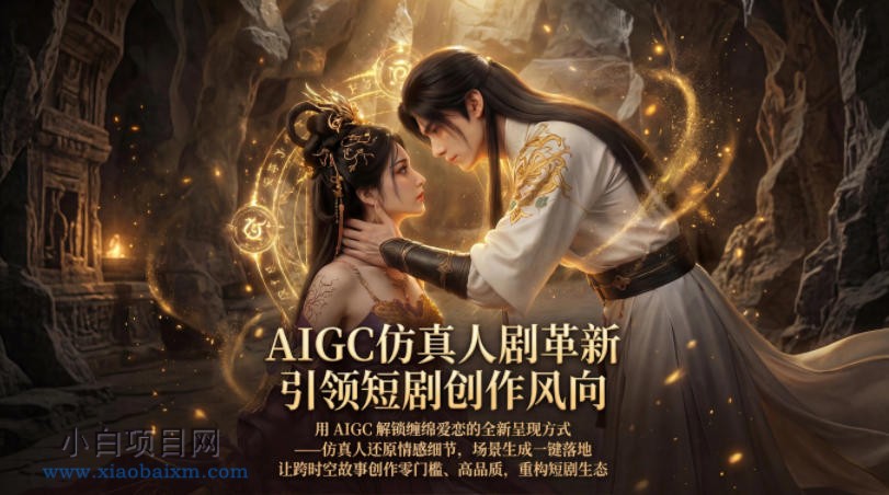 AIGC仿真人《合欢宗》短剧教学,用AIGC解锁缠绵爱恋的全新呈现方式,让跨时空故事创作零门槛、高品质,重构短剧生态
