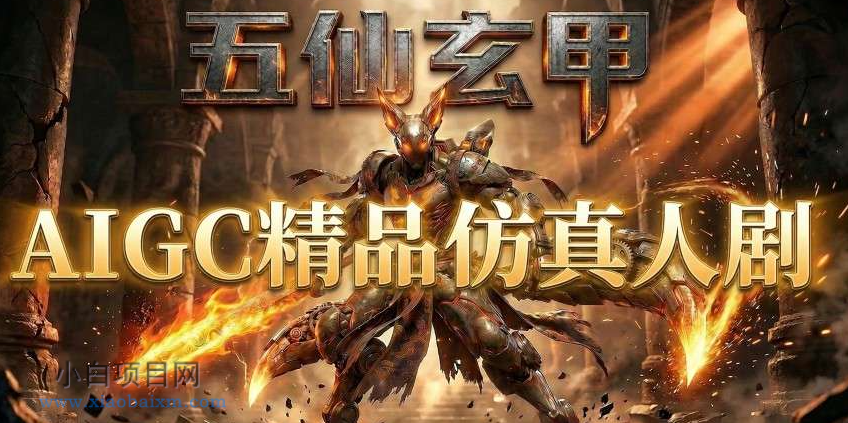 AIGC精品仿真人短剧教学,以五仙玄甲风为例展示保姆级实操教学